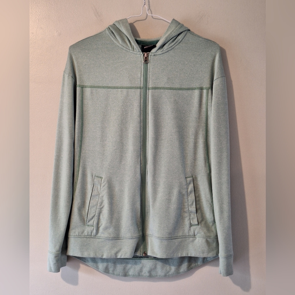 Light Mint Zip-Up Hoodie for Women